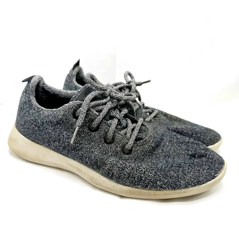 Allbirds men’s Wool Runner gray sneakers size 10